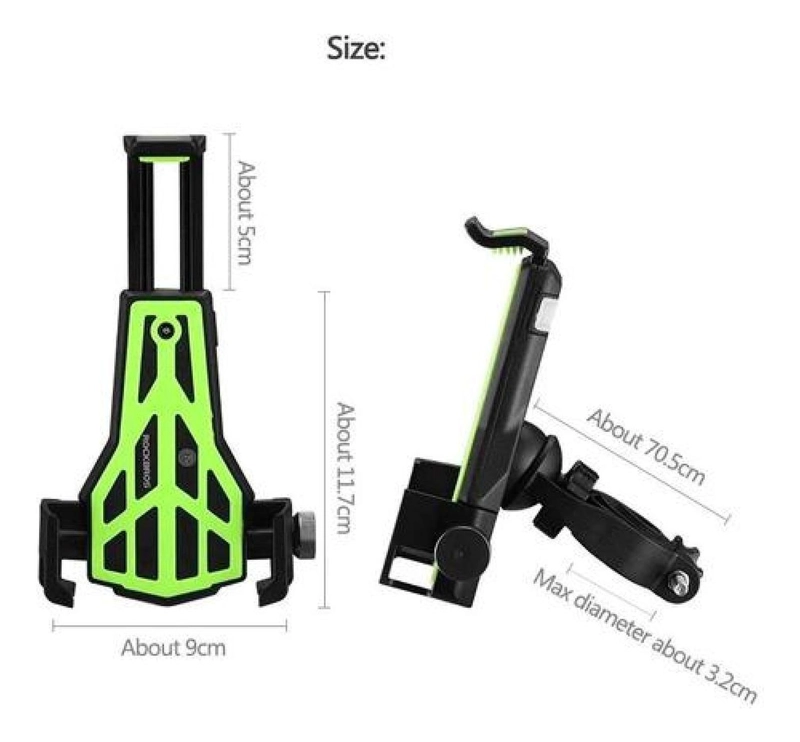 SOPORTE ROCKBROS PARA CELULAR 3,5 - 7 AJUSTABLE BICICLETA - 5