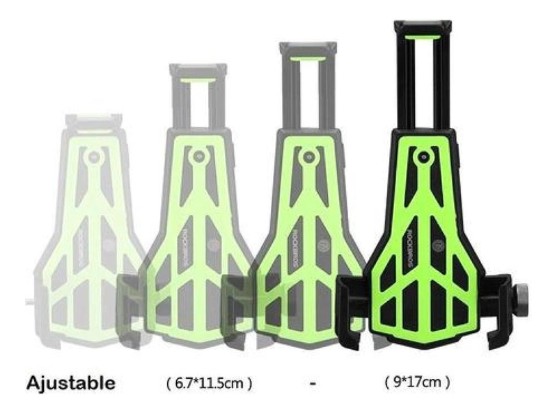 SOPORTE ROCKBROS PARA CELULAR 3,5 - 7 AJUSTABLE BICICLETA - 6
