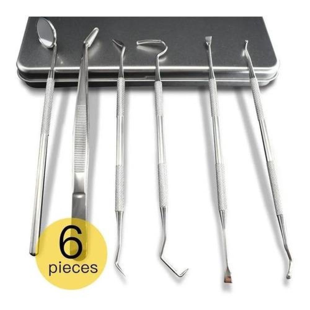 SET DE IMPLEMENTOS HIGIENE DENTAL HERRAMIENTAS ESPEJO - 1