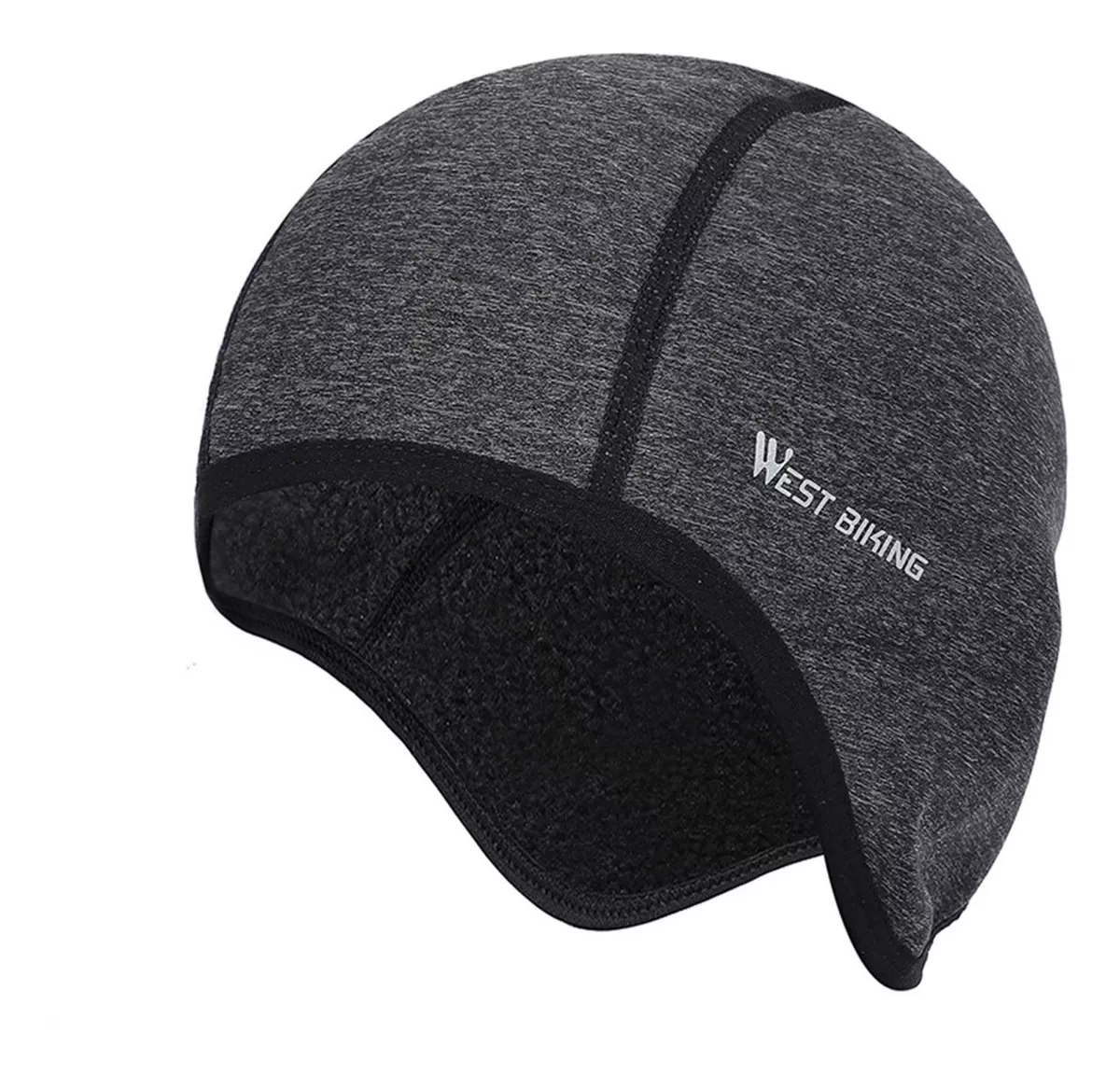 GORRO WEST BIKING GRIS PARA DEPORTES Y CICLISMO DÍAS FRÍOS E INVIERNO - 1