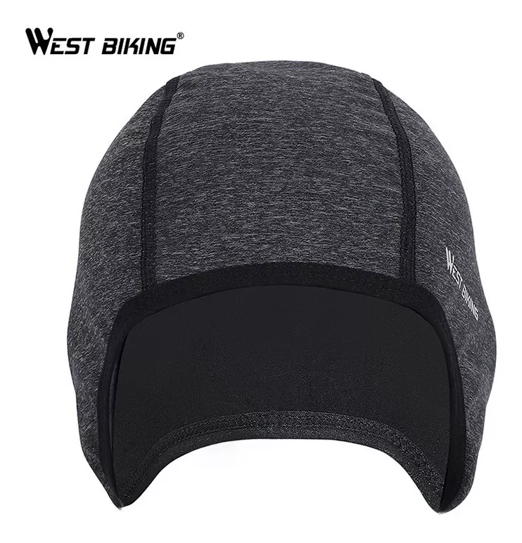 GORRO WEST BIKING GRIS PARA DEPORTES Y CICLISMO DÍAS FRÍOS E INVIERNO - 2