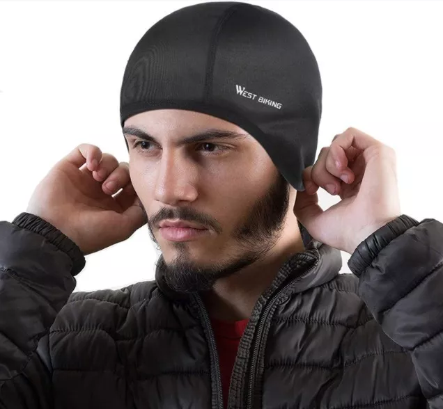 GORRO WEST BIKING GRIS PARA DEPORTES Y CICLISMO DÍAS FRÍOS E INVIERNO - 4
