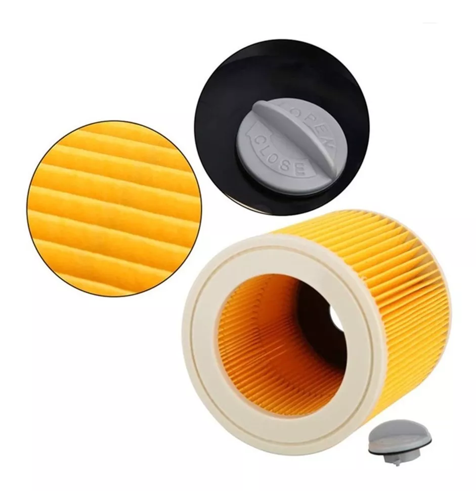 1-6 filtri per Kärcher WD2 WD3 WD2 3P MV2 kit estensione di ricambio 1-6 filtri per Kärcher WD2 WD3 WD2 3P MV2 kit estensione di ricambio
