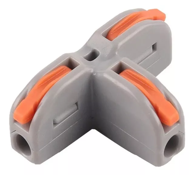 PACK X5 CONECTORES CABLEADO RÁPIDO TIPO T WAGO ENTRADA - 3
