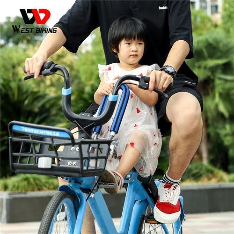 ASIENTO WEST BIKING NIÑO BICICLETA DESMONTABLE ERGONÓMICO NEGRO - 6