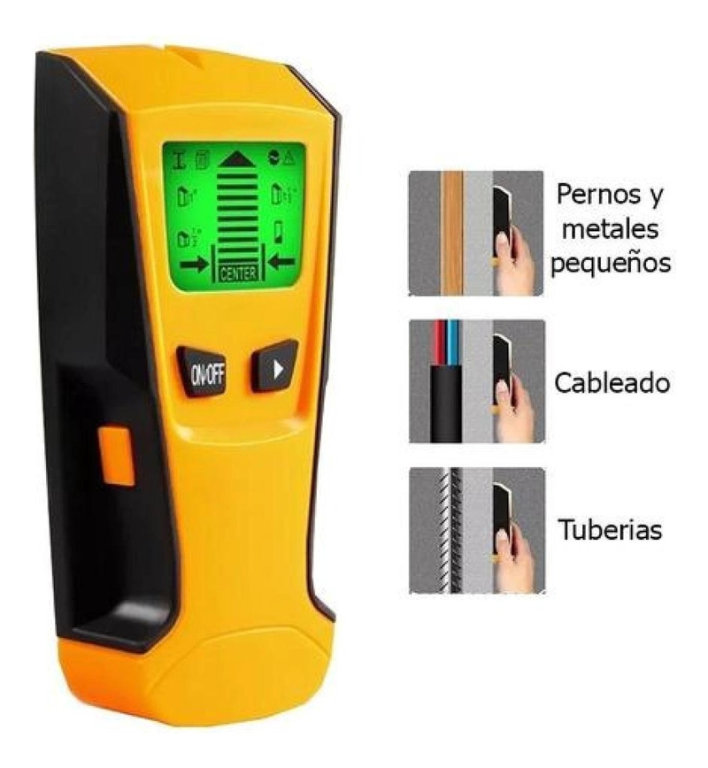 DETECTOR DE METALES 3 EN 1 PARA MUROS METALES CLAVOS Y CABLEADO - 2