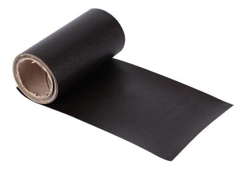 PARCHE REPARACION CUERO SINTE TICO PU AUTOADHESIVO 50X137CM NEGRO - 1