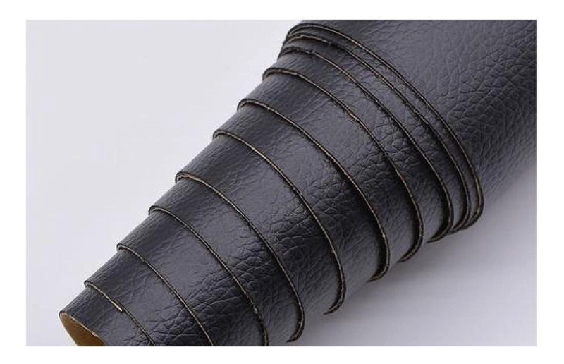 PARCHE REPARACION CUERO SINTE TICO PU AUTOADHESIVO 50X137CM NEGRO - 2