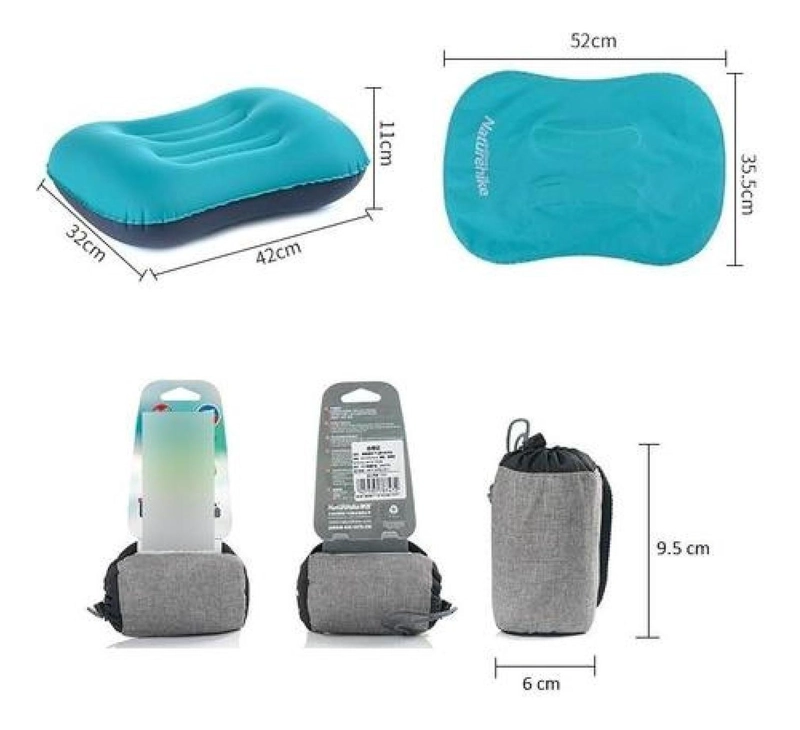 ALMOHADA NATUREHIKE INFLABLE PARA VIAJE CAMPING ULTRALIVIANA - 5