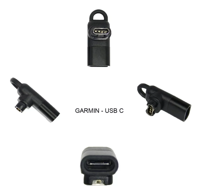 ADAPTADOR CARGADOR COMPATIBLE GARMIN USB C MICRO IOS IPHONE - 3