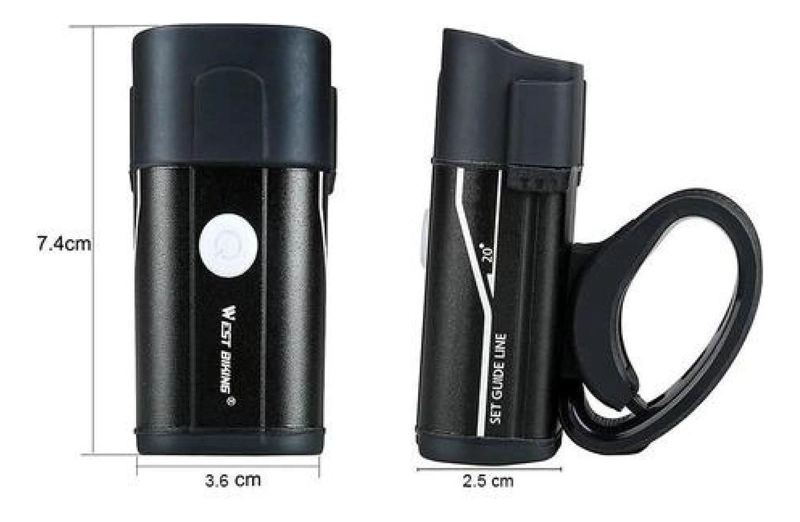 LUZ DELANTERA POTENTE SIMILAR BONTRACKER ONE BICICLETA MTB - 5