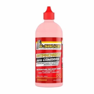 LIQUIDO ANTIPINCHAZO X-SAUCE TUBELESS Y CÁMARAS RUTA - 1