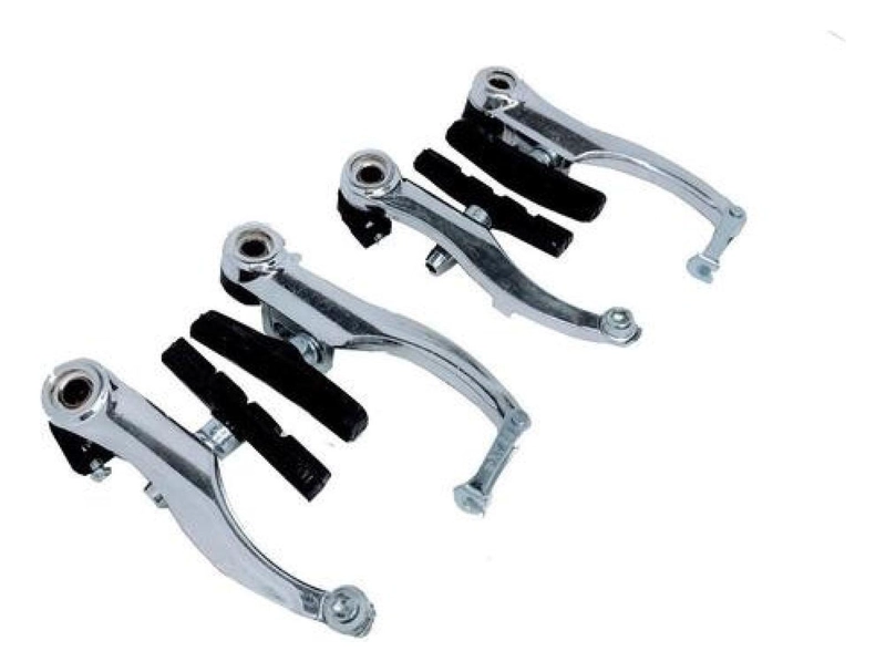 SET COMPLETO FRENOS V-BRAKE DE ALUMINIO ROBUSTOS BICICLETA - 1