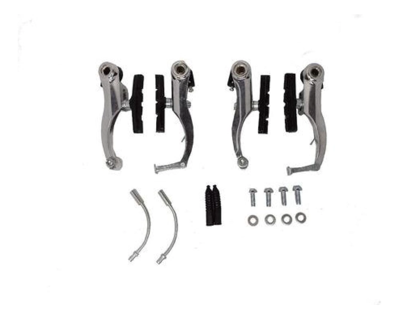SET COMPLETO FRENOS V-BRAKE DE ALUMINIO ROBUSTOS BICICLETA - 2