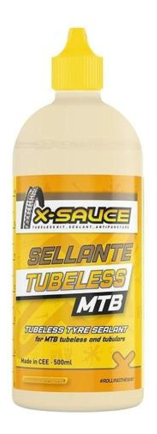 LIQUIDO SELLANTE X-SAUCE TUBELESS BICICLETA MTB 500 ML - 1
