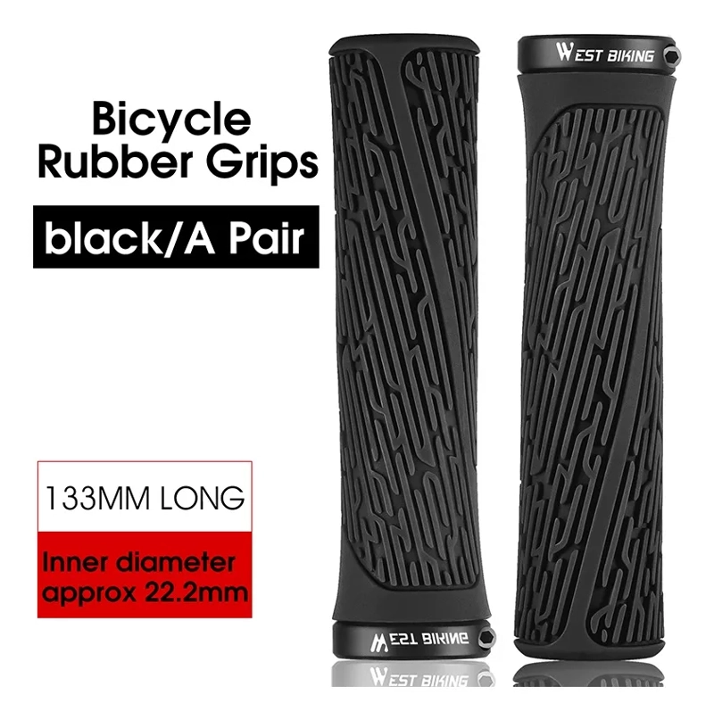 PUÑOS WEST BIKING C/ LOCK BICICLETA MTB BMX GRIPS EMPUÑADURA - 2