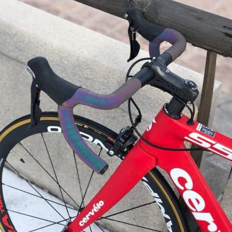 CINTA DE MANILLAR REFLECTANTE PARA BICICLETA Y CAÑAS - 4