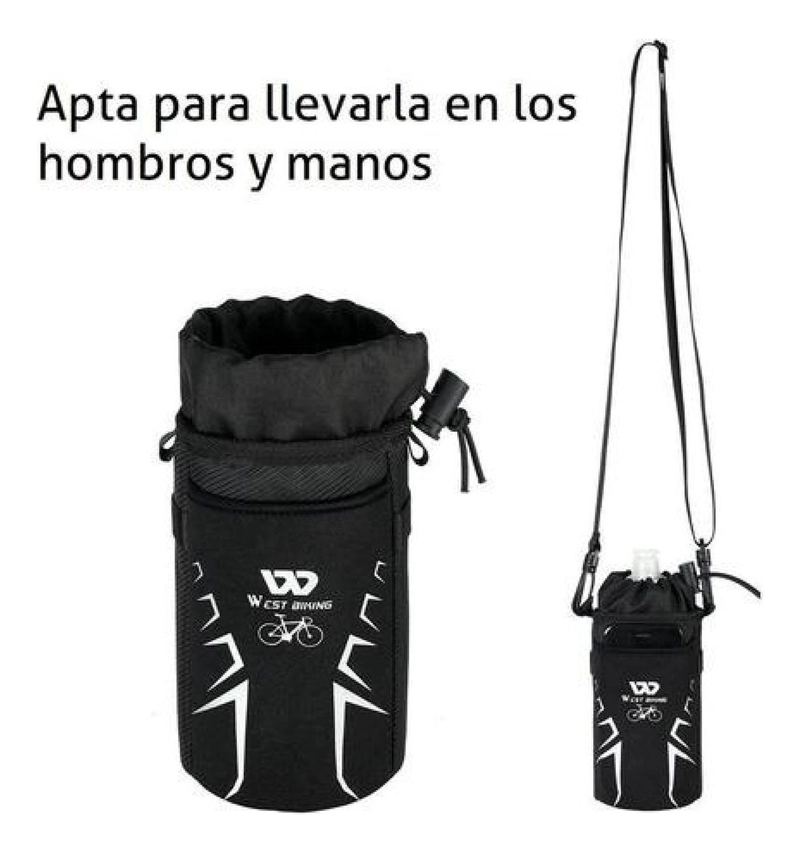 BOLSA AISLANTE WEST BIKING PORTA BOTELLAS BICICLETA SCOOTER TREKKING - 5