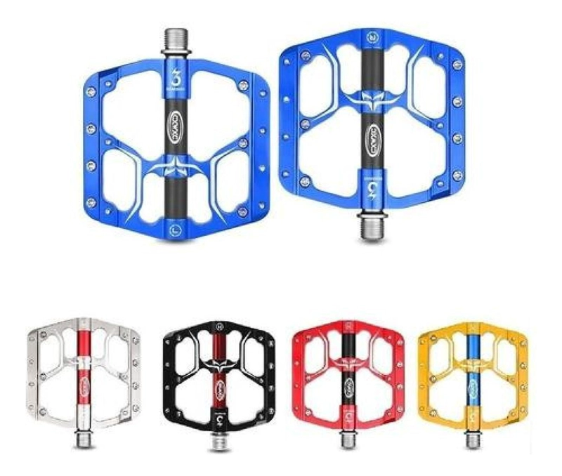 PEDALES PLATAFORMA SELLADOS ALTA CALIDAD MTB ENDURO DOWNHILL - 1