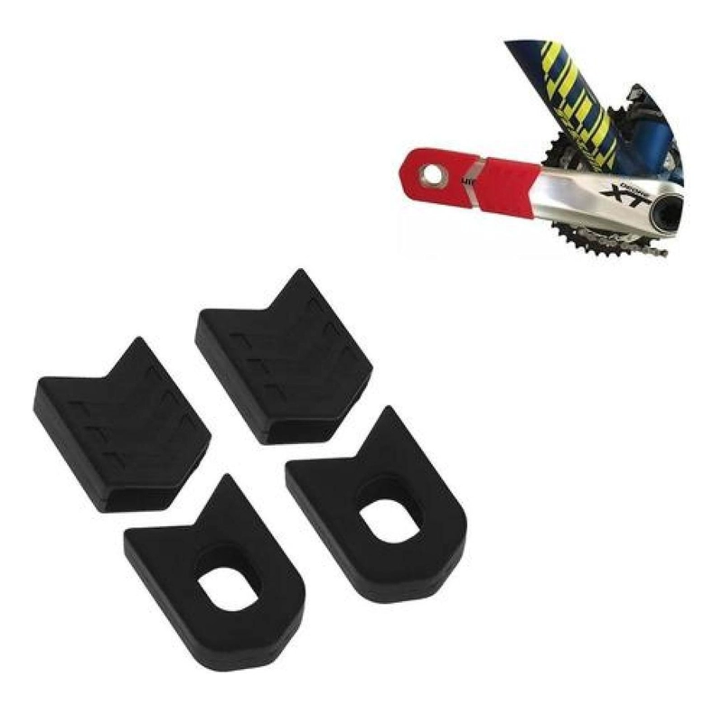 FUNDA PROTECTOR DE SILICONA PARA BIELA DE BICICLETA ENLEE TAMAÑO UNICA - 1
