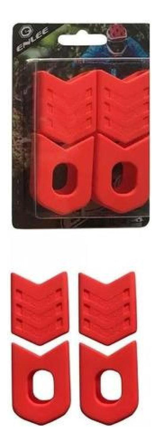 FUNDA PROTECTOR DE SILICONA PARA BIELA DE BICICLETA ENLEE TAMAÑO UNICA - 3