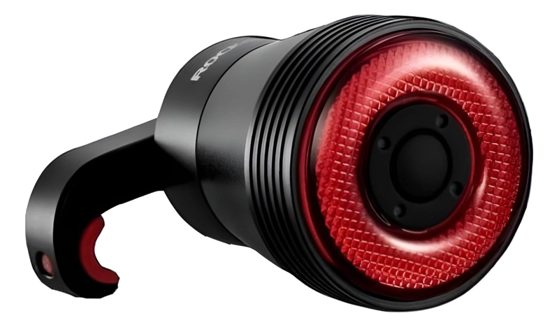 LUZ TRASERA ROCKBROS SMART SENSOR FRENADO USB PARA BICICLETA NEGRO - 1