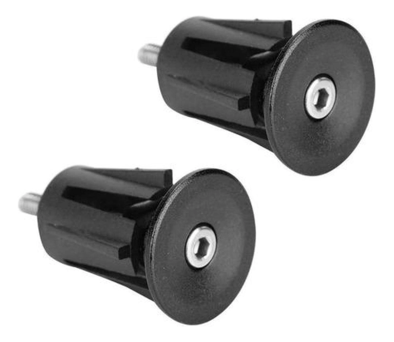 TAPAS DE ALUMINIO PARA MANILLAR, TAPONES MANUBRIO BICICLETA - 4