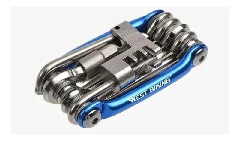 KIT MULTI HERRAMIENTAS WEST BIKING CON CORTA CADENAS PARA BICICLETAS - 2