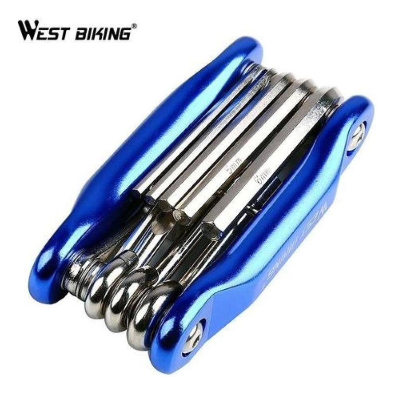 KIT MULTI HERRAMIENTAS WEST BIKING CON CORTA CADENAS PARA BICICLETAS - 3