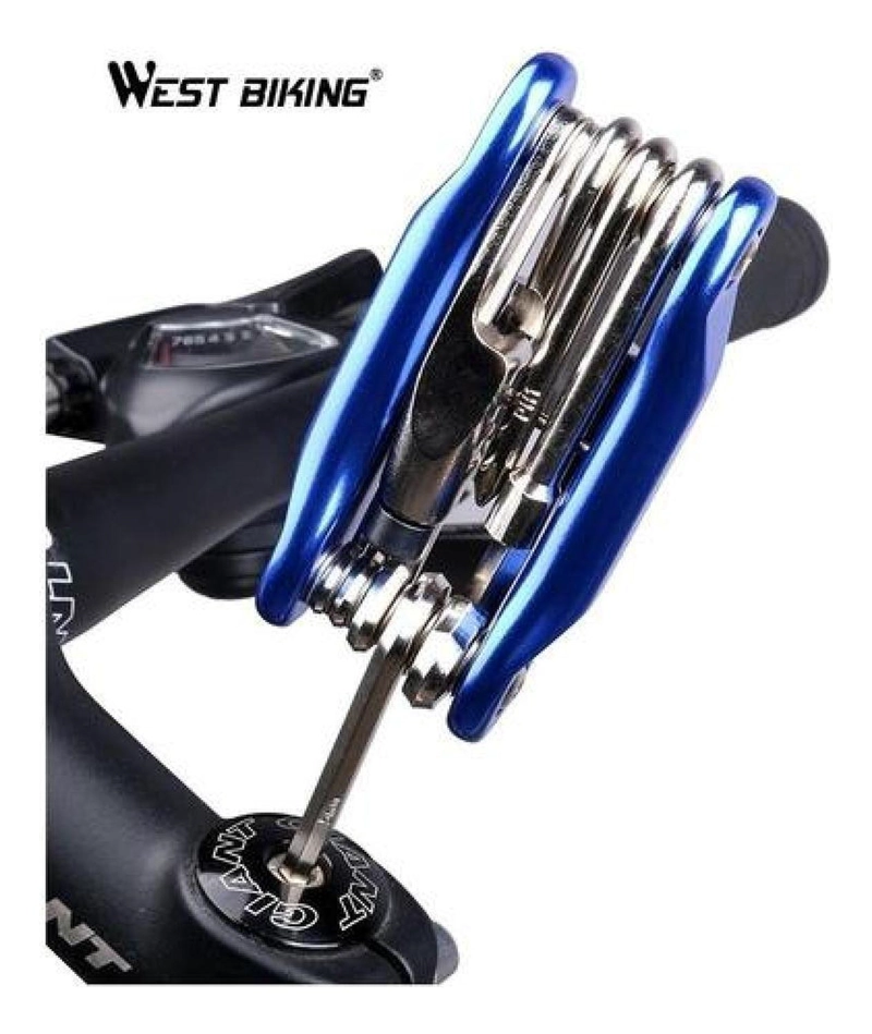 KIT MULTI HERRAMIENTAS WEST BIKING CON CORTA CADENAS PARA BICICLETAS - 5