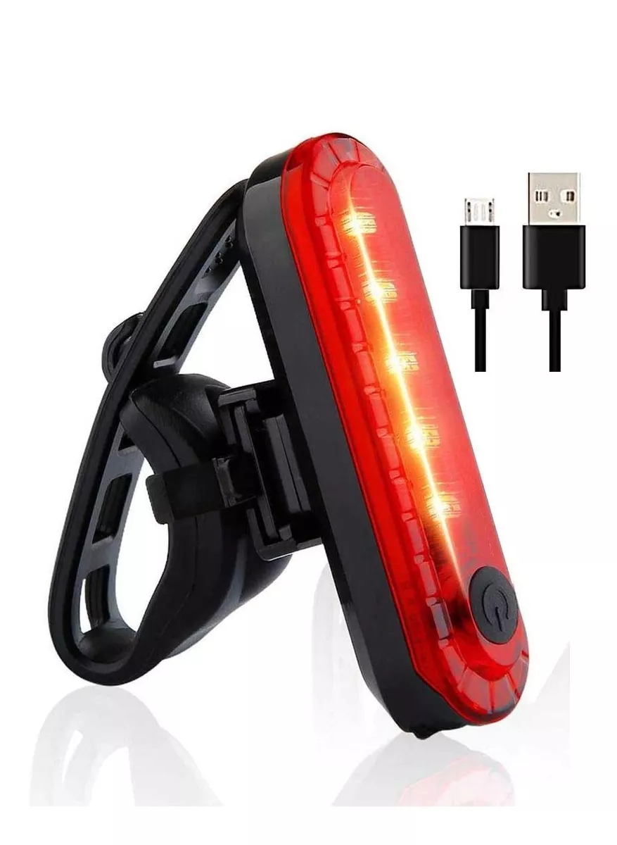 JUEGO LUCES TRASERA Y DELANTERA BICICLETA RESISTENTE LLUVIA - 4