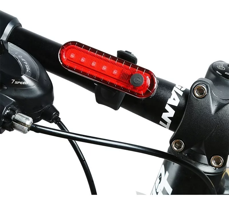 JUEGO LUCES TRASERA Y DELANTERA BICICLETA RESISTENTE LLUVIA - 5