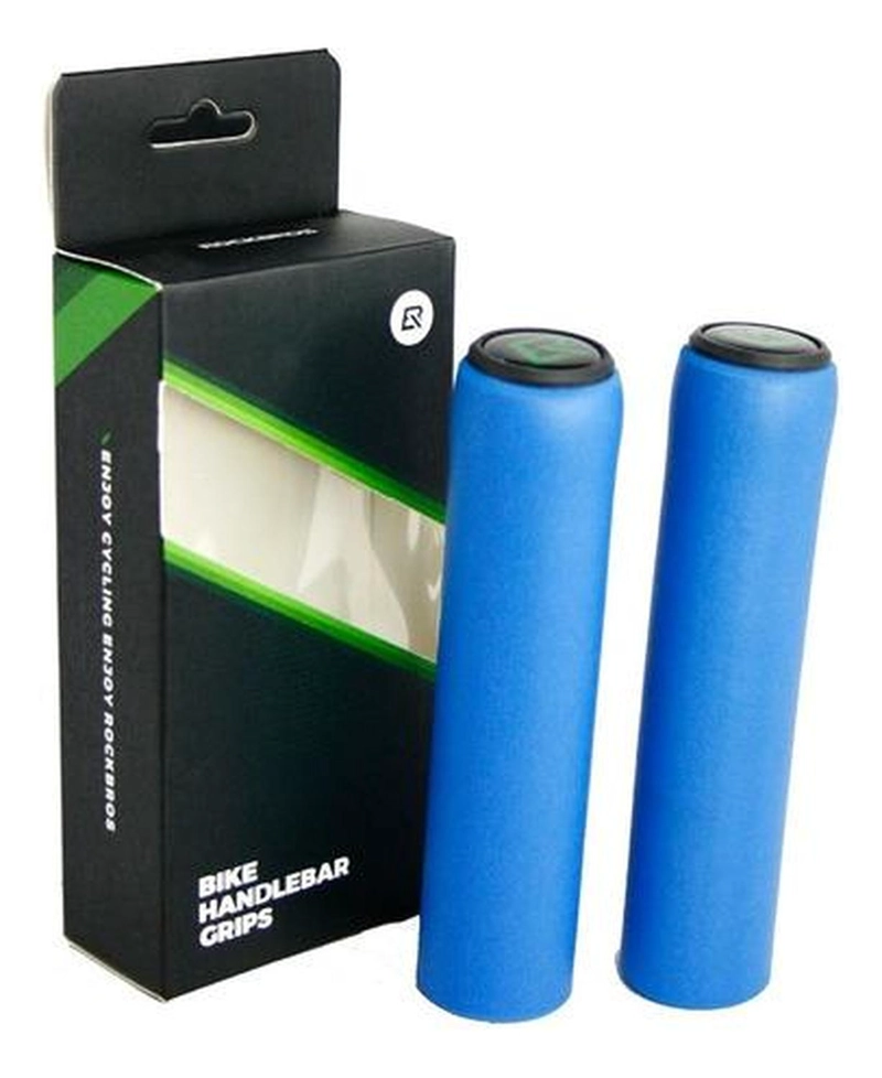 PUÑOS ROCKBROS DE SILICONA, BICICLETA MTB BMX GRIPS - 4