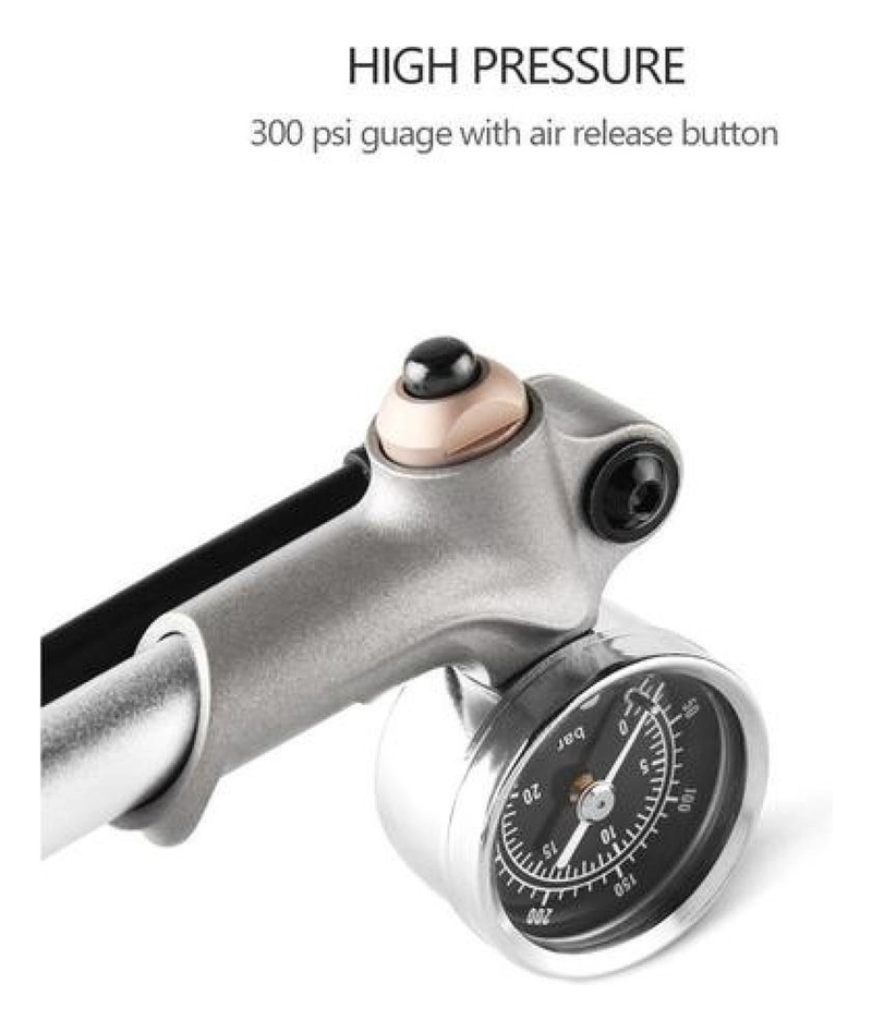 BOMBIN HORQUILLA Y SHOCK 300 PSI, SUSPENSION ALTA PRESION - 7