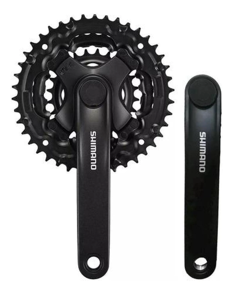 VOLANTE SHIMANO TOURNEY 48D FC-TY301 6/7/8 VEL CAMBIO DUAL SIS - 3