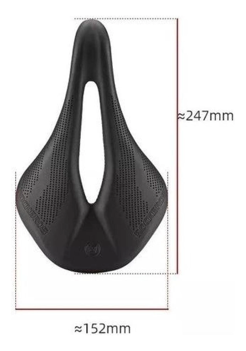 SILLÍN ROCKBROS ANTIPROSTÁTICO CARBONO ULTRA LIVIANO ANCHO BICICLETA - 7