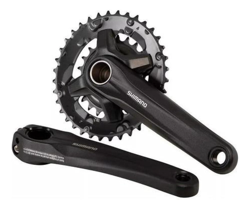 VOLANTE SHIMANO BIELA ALIVIO 2×9 V 36-22T 175MM FC-MT210-B2 - 3