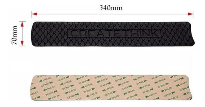 PROTECTOR DE MARCO RESISTENTE DE GOMA PVC AUTOADHESIVO - 3