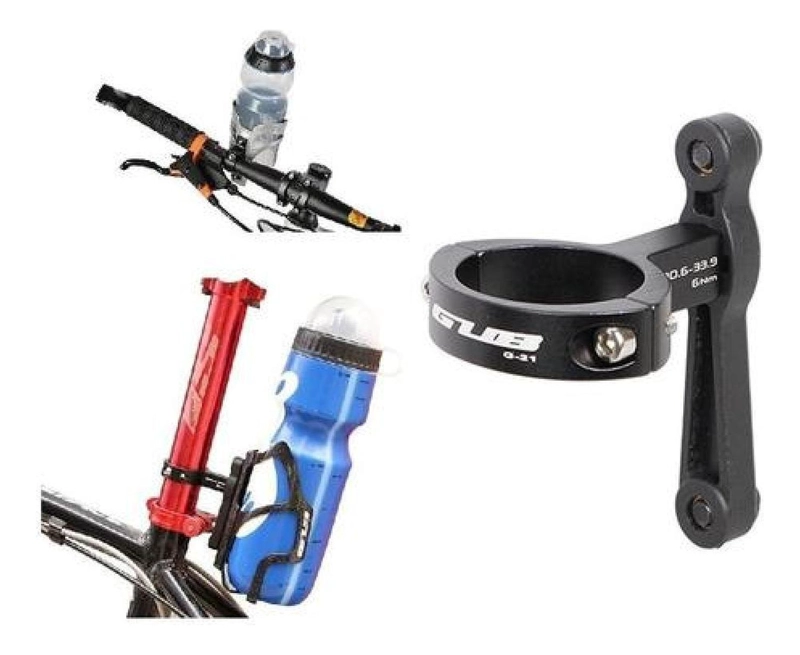 SOPORTE PORTA CARAMAGIOLA GUB MANILLAR TIJA TRIATLÓN BICICLETA - 1