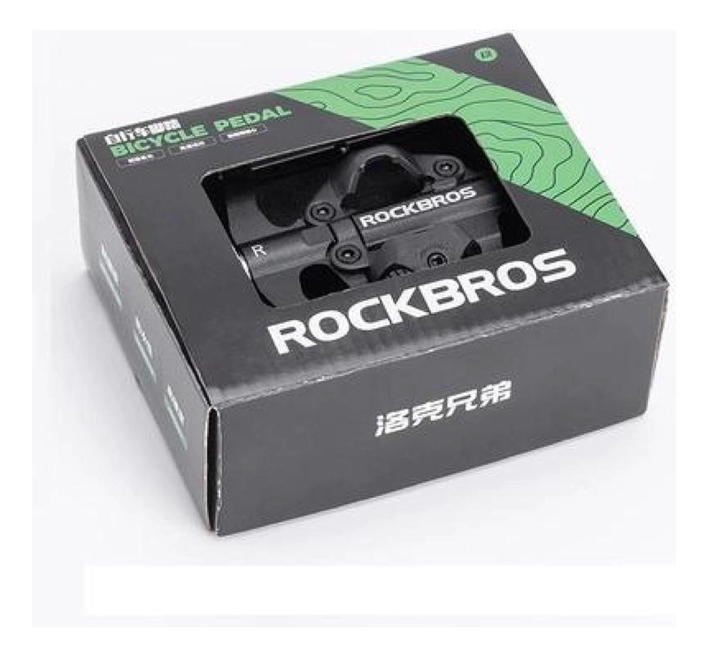 PEDALES ROCKBROS MIXTOS PLATAFORMA / FIJACIÓN. MTB BICICLETA - 3