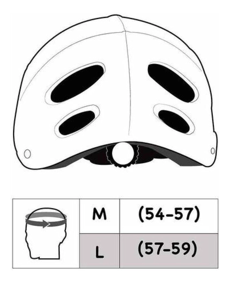 SET CASCO STREET HOOK CON LUZ + CANDADO LARGO TIPO U + PIOLA GRIS TAMAÑO L - 6
