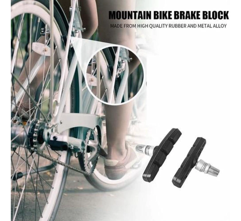 PATINES DE FRENO V-BRAKE ALMOHADILLA PASTILLA MTB BICICLETA - 2
