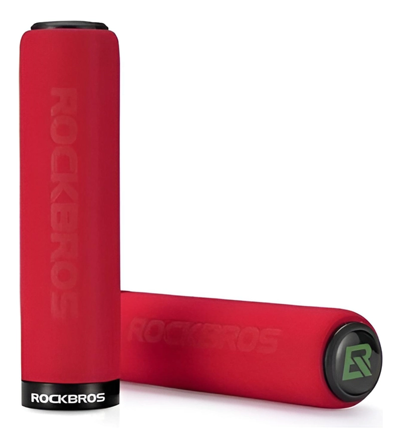 PUÑOS ROCKBROS CON LOCK BICICLETA MTB BMX GRIPS EMPUÑADURA - 1