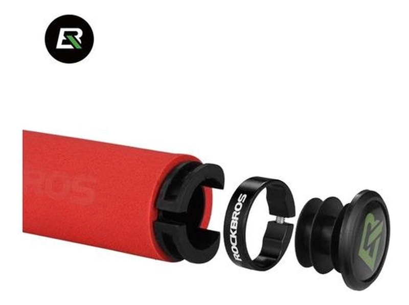 PUÑOS ROCKBROS CON LOCK BICICLETA MTB BMX GRIPS EMPUÑADURA - 2