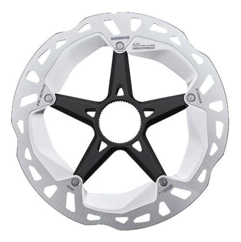DISCO FRENO ROTOR SHIMANO 180 MM DEORE XT RT-MT800 PLATA - 2