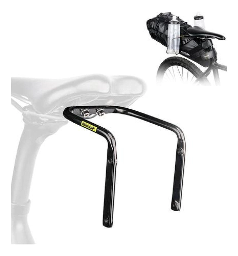 SOPORTE ESTABILIZADOR ALEACIÓN TRASERO SILLÍN BOLSO BICICLETA RUTA - 2