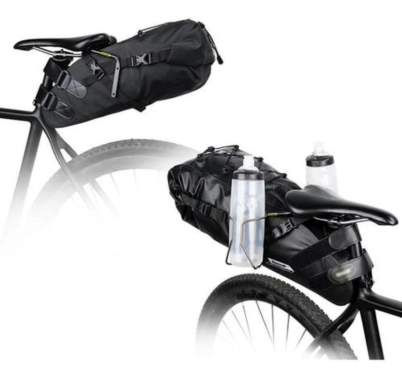SOPORTE ESTABILIZADOR ALEACIÓN TRASERO SILLÍN BOLSO BICICLETA RUTA - 4