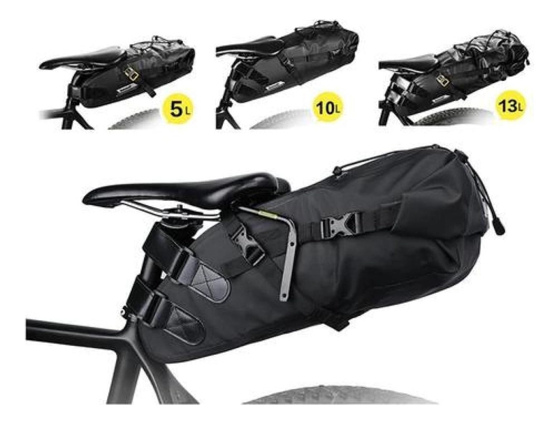 SOPORTE ESTABILIZADOR ALEACIÓN TRASERO SILLÍN BOLSO BICICLETA RUTA - 7
