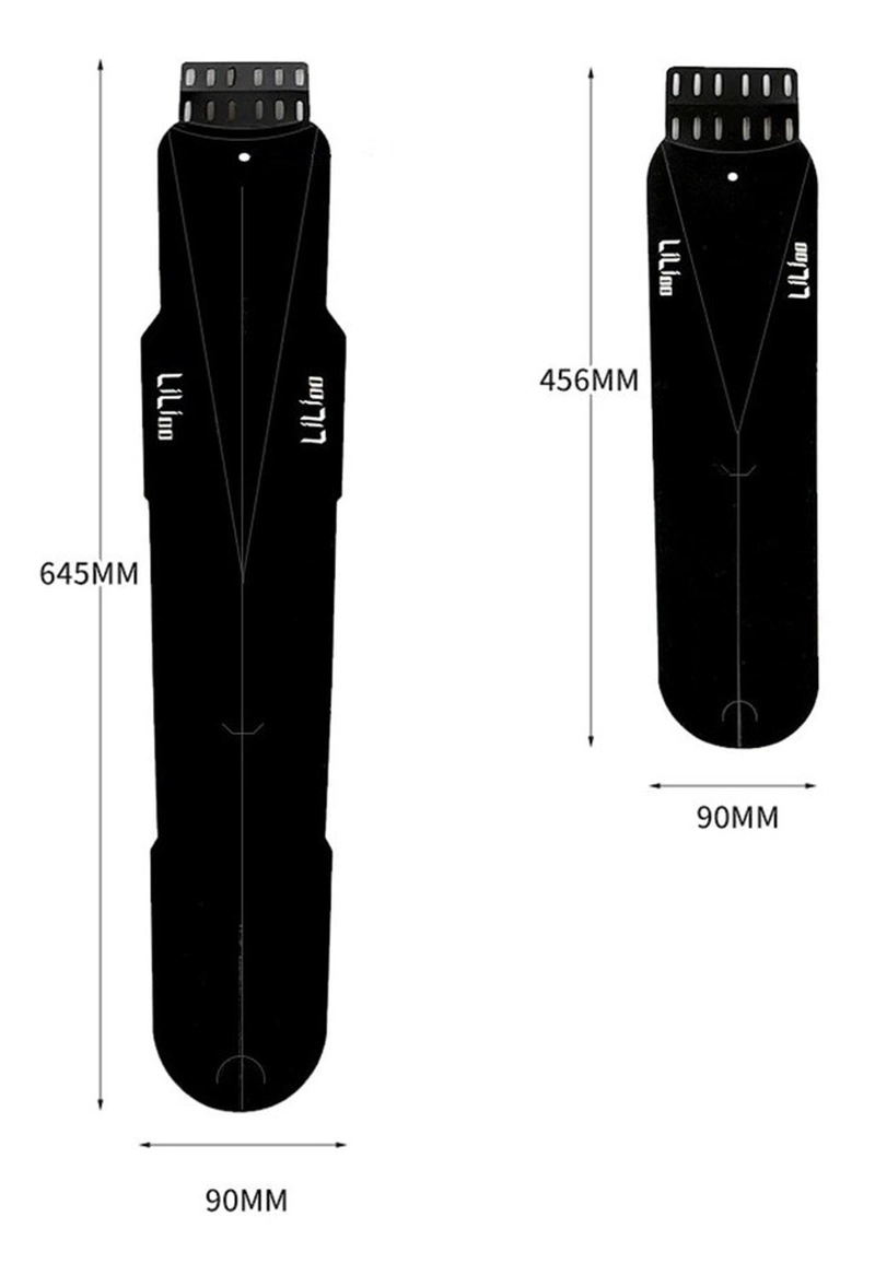 SET TAPABARROS DELANTERO + TRASERO BICICLETA FIXIE Y RUTA - 3