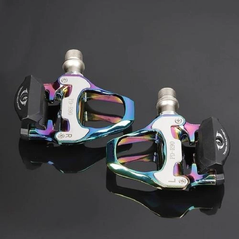 PEDALES DE RUTA + CALAS COMPATIBLE SHIMANO SPD BICICLETA - 2